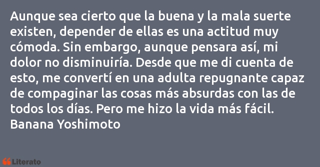 Frases de Banana Yoshimoto