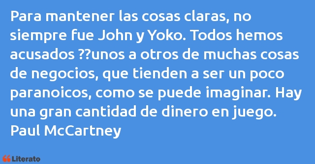 Frases de Paul McCartney