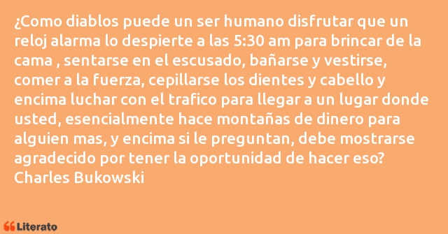 Frases de Charles Bukowski