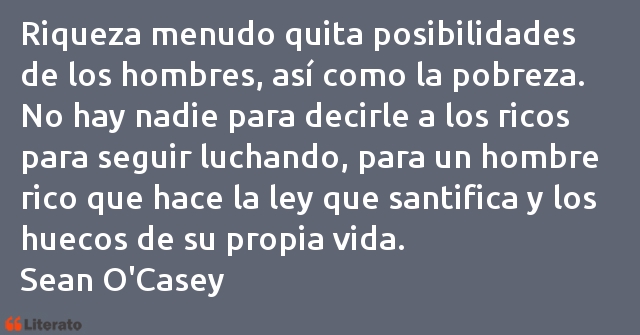 Frases de Sean O'Casey