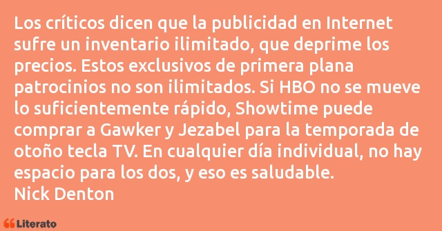 Frases de Nick Denton