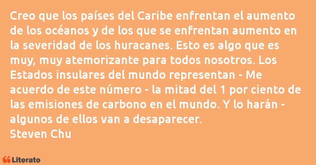 Frases de Steven Chu