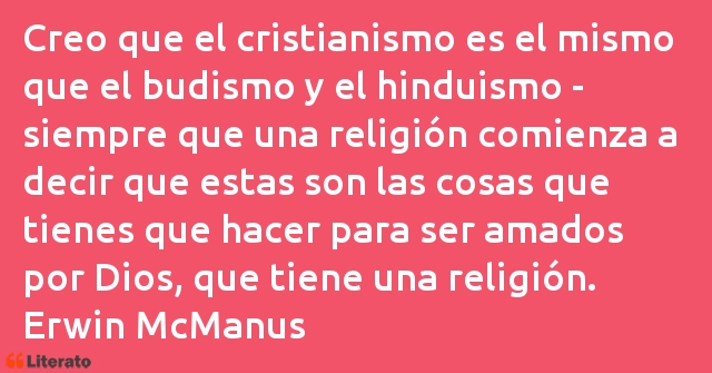 Frases de Erwin McManus