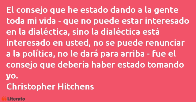 Frases de Christopher Hitchens