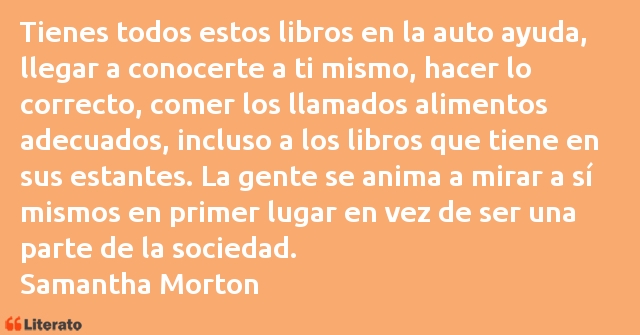 Frases de Samantha Morton