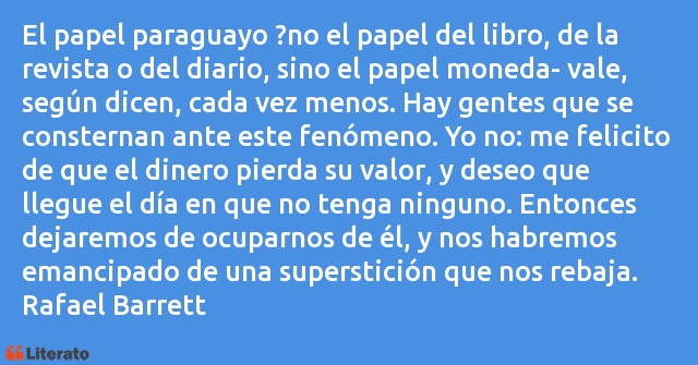 Frases de Rafael Barrett