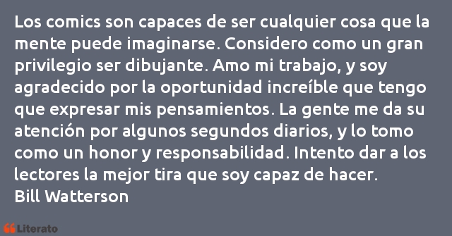 Frases de Bill Watterson