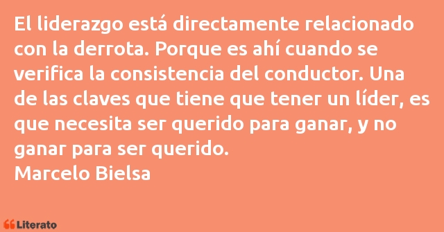 Frases de Marcelo Bielsa