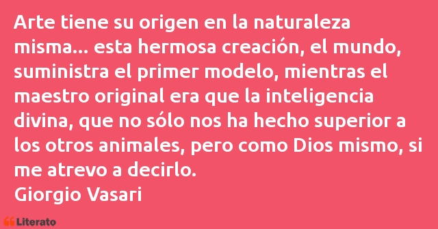 Frases de Giorgio Vasari