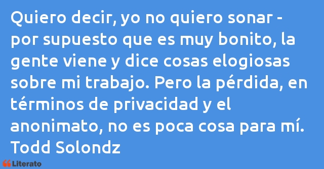 Frases de Todd Solondz