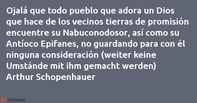 Frases de Arthur Schopenhauer