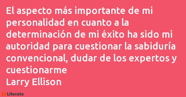 Frases de Larry Ellison