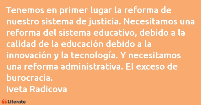 Frases de Iveta Radicova
