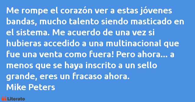 Frases de Mike Peters