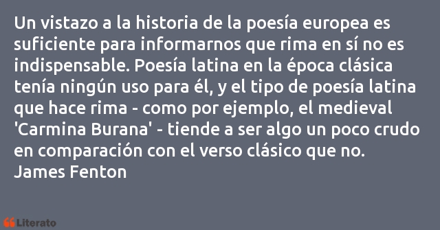 Frases de James Fenton