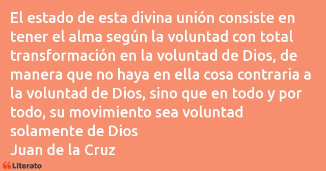 Frases de Juan de la Cruz