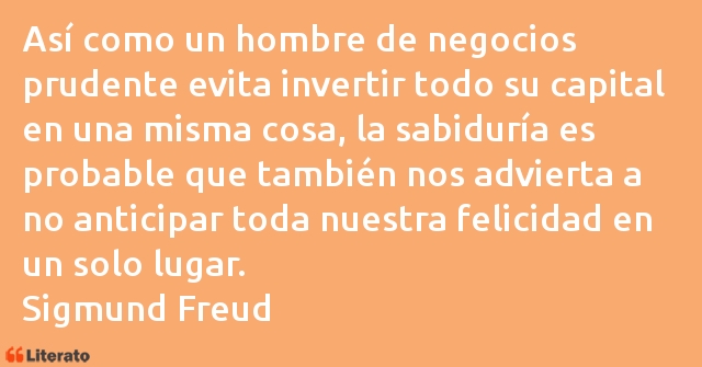 Frases de Sigmund Freud