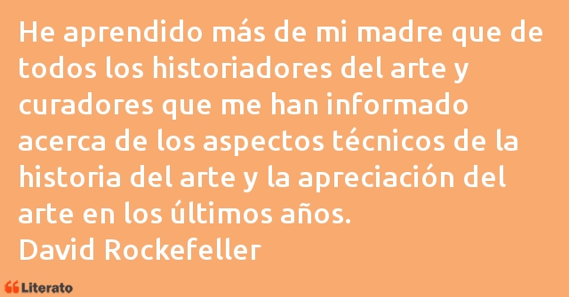 Frases de David Rockefeller