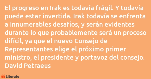 Frases de David Petraeus