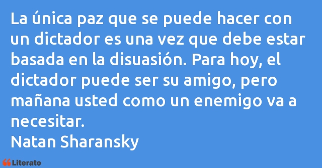 Frases de Natan Sharansky