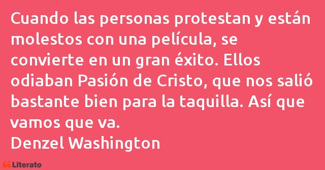 Frases de Denzel Washington