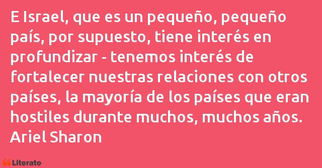 Frases de Ariel Sharon