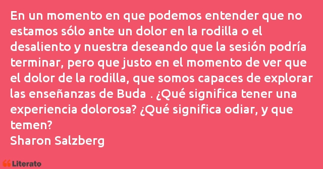 Frases de Sharon Salzberg