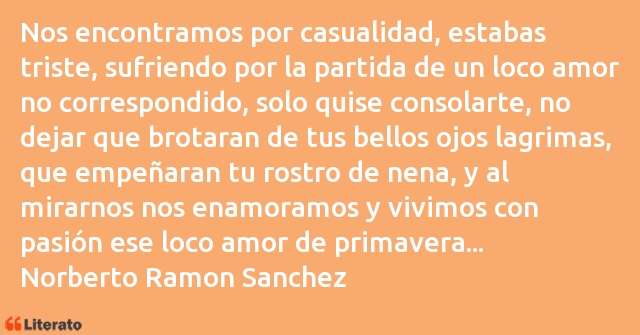 Frases de Norberto Ramon Sanchez