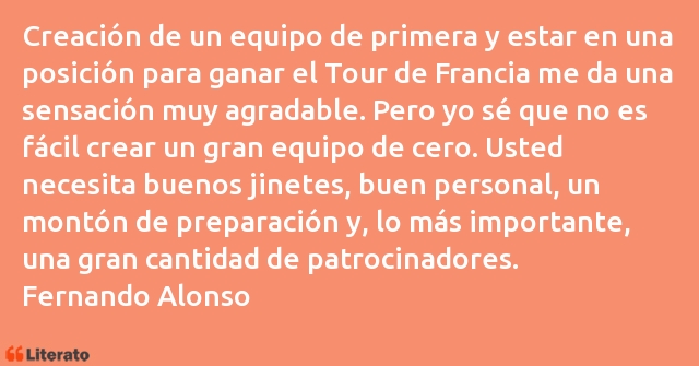 Frases de Fernando Alonso