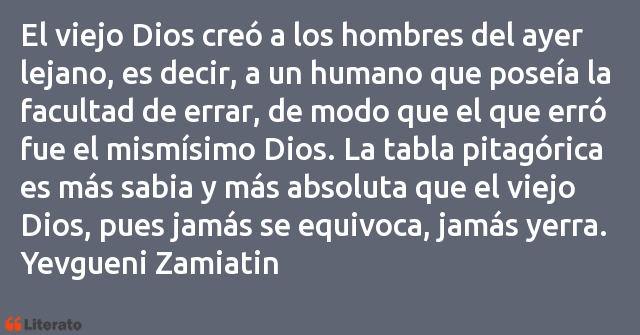 Frases de Yevgueni Zamiatin