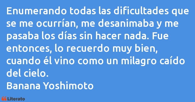 Frases de Banana Yoshimoto