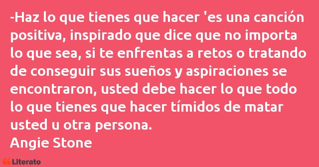 Frases de Angie Stone