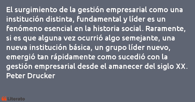 Frases de Peter Drucker