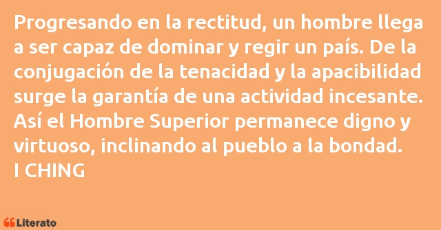 Frases de I CHING