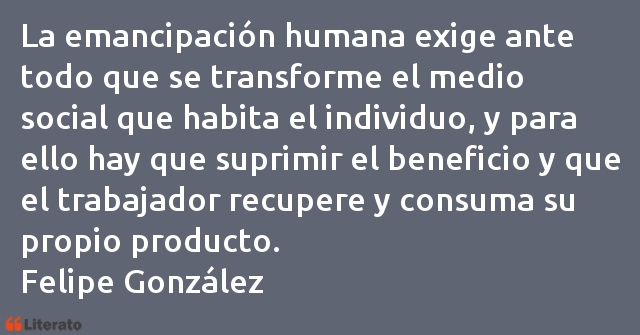 Frases de Felipe González