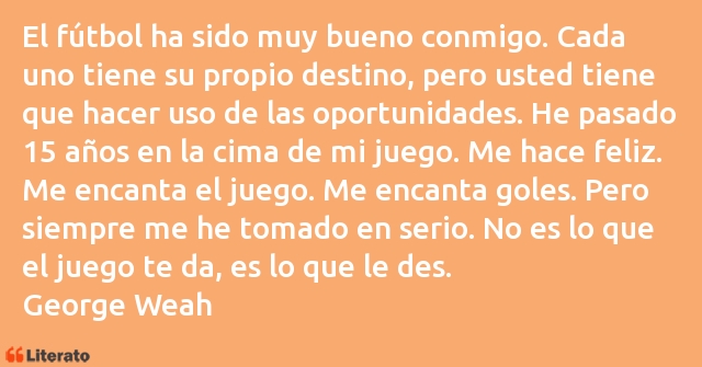 Frases de George Weah