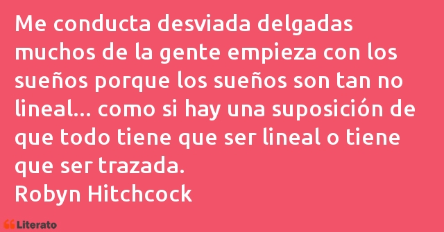 Frases de Robyn Hitchcock