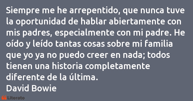 Frases de David Bowie