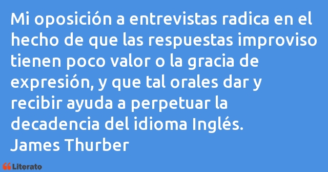 Frases de James Thurber