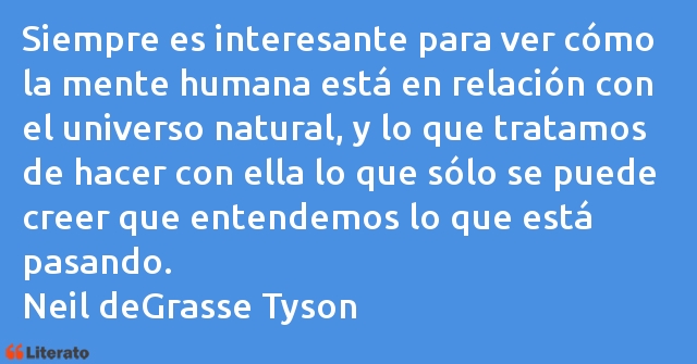 Frases de Neil deGrasse Tyson