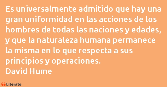 Frases de David Hume