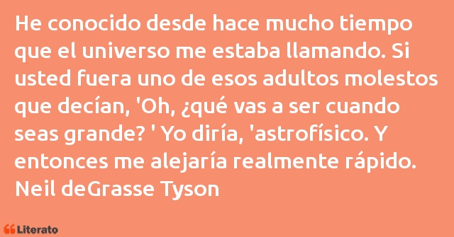 Frases de Neil deGrasse Tyson