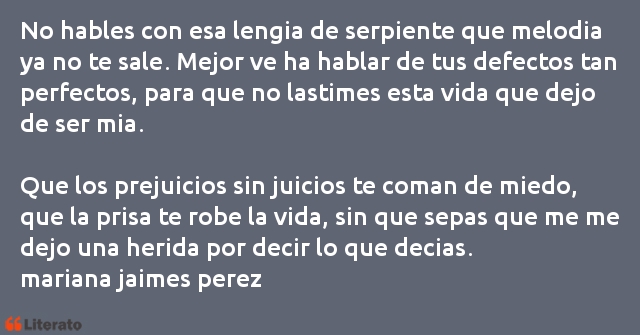 Frases de mariana jaimes perez