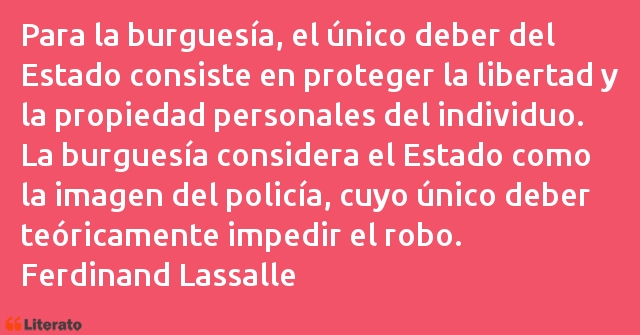 Frases de Ferdinand Lassalle