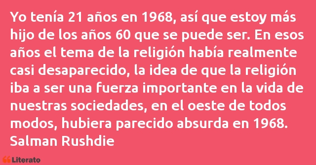 Frases de Salman Rushdie