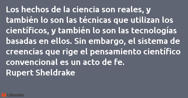 Frases de Rupert Sheldrake