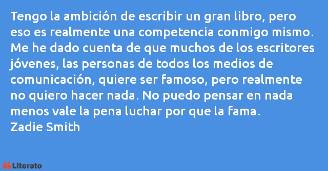 Frases de Zadie Smith