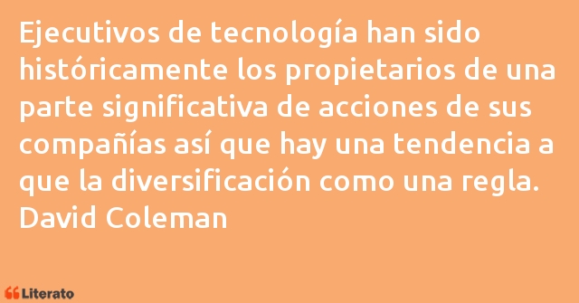 Frases de David Coleman