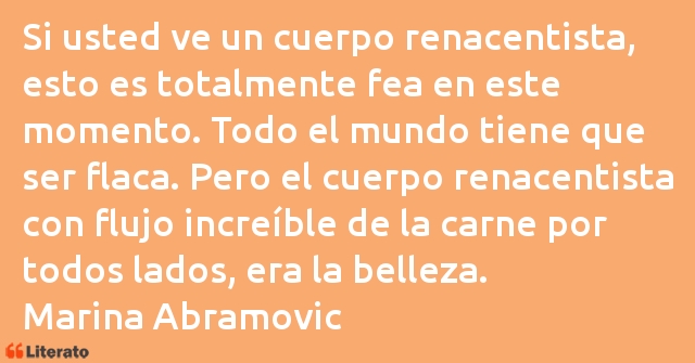 Frases de Marina Abramovic