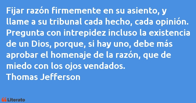 Frases de Thomas Jefferson